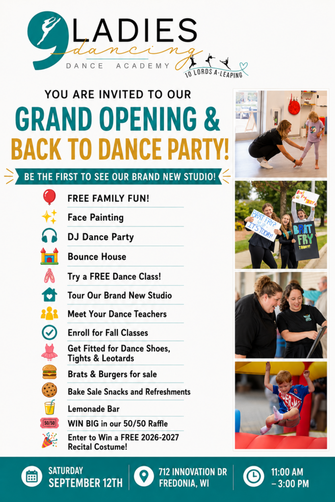 To promote our open house for our new studio. 